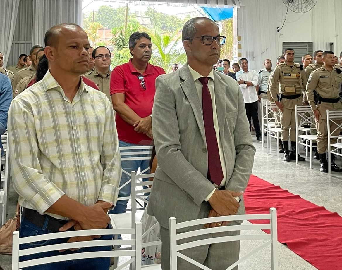 Camacã: Prefeito Paulo do Gás participa de solenidade da troca de comando da Polícia Militar